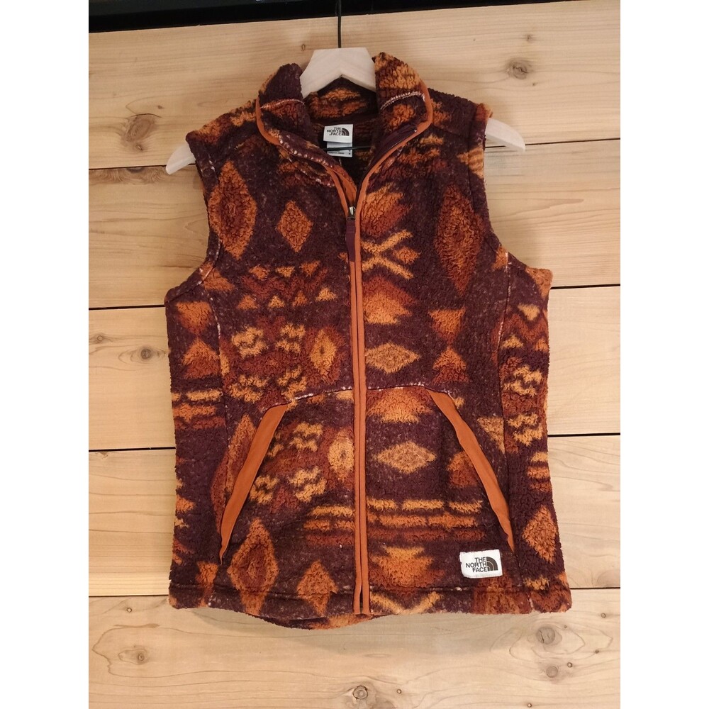 The North Face Womens Aztec Campshire 2.0 Sherpa Fleece Full Zip Vest Medium